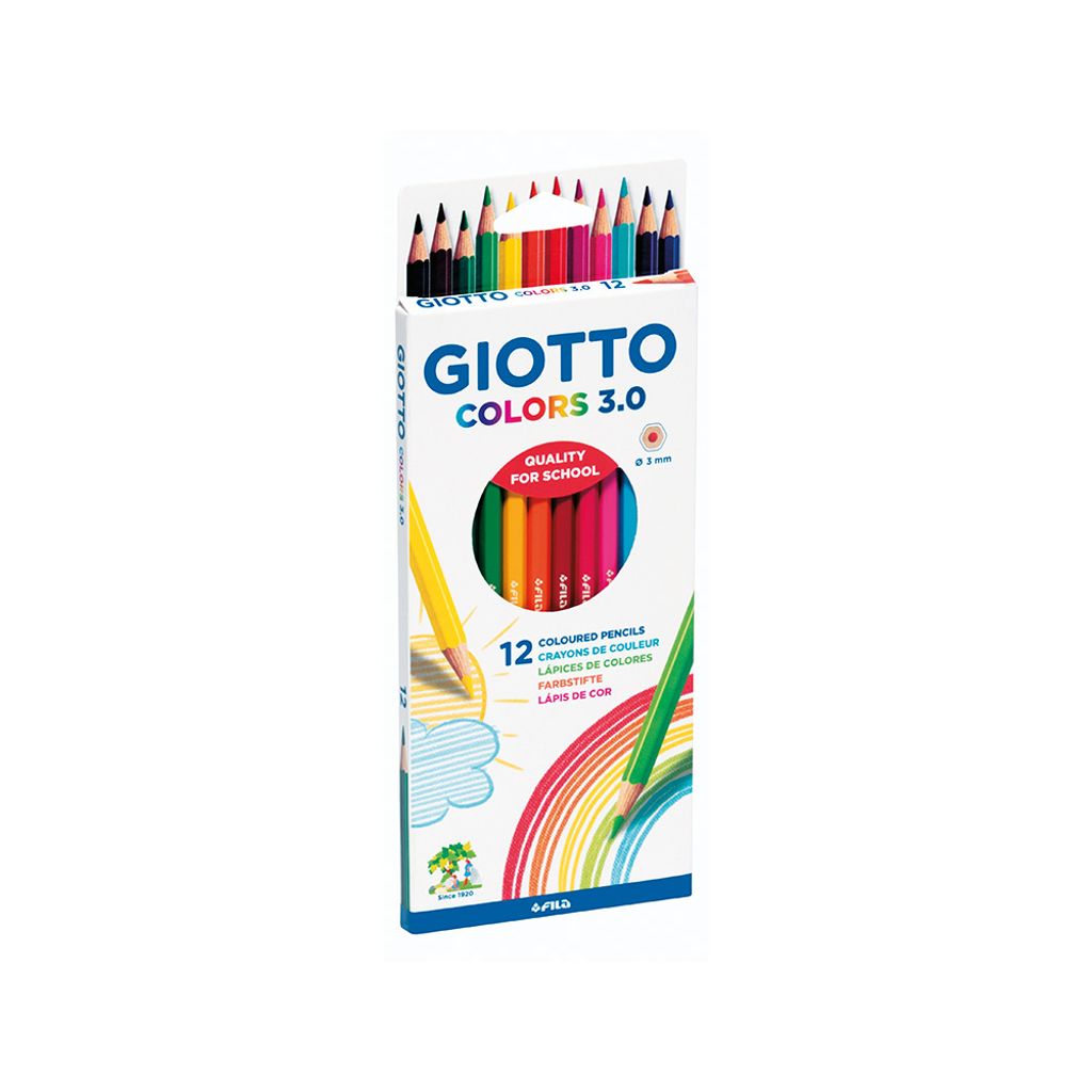Caja 12 lápices de colores Giotto libreriadavinci