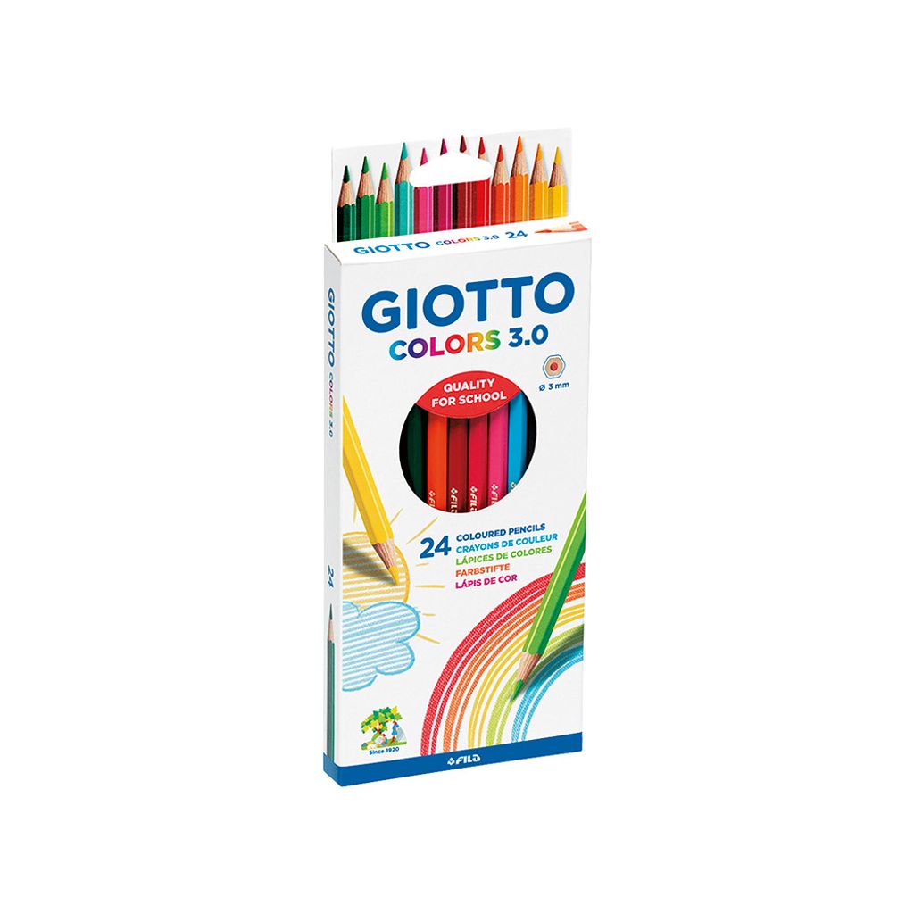 Caja 24 lápices de colores Giotto libreriadavinci