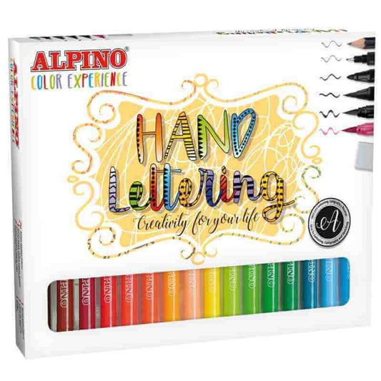 Set alpino color experience para aprender lettering libreriadavinci